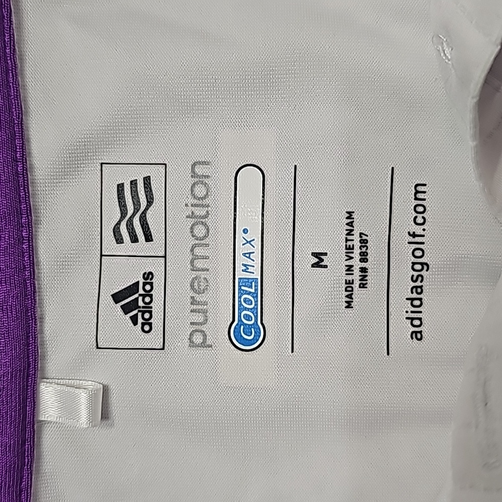 Adidas Pure Motion Cool Max Women's Golf Shirt Size Medium - Picture 6 of 8